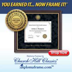 Delta Omega Diploma Frames