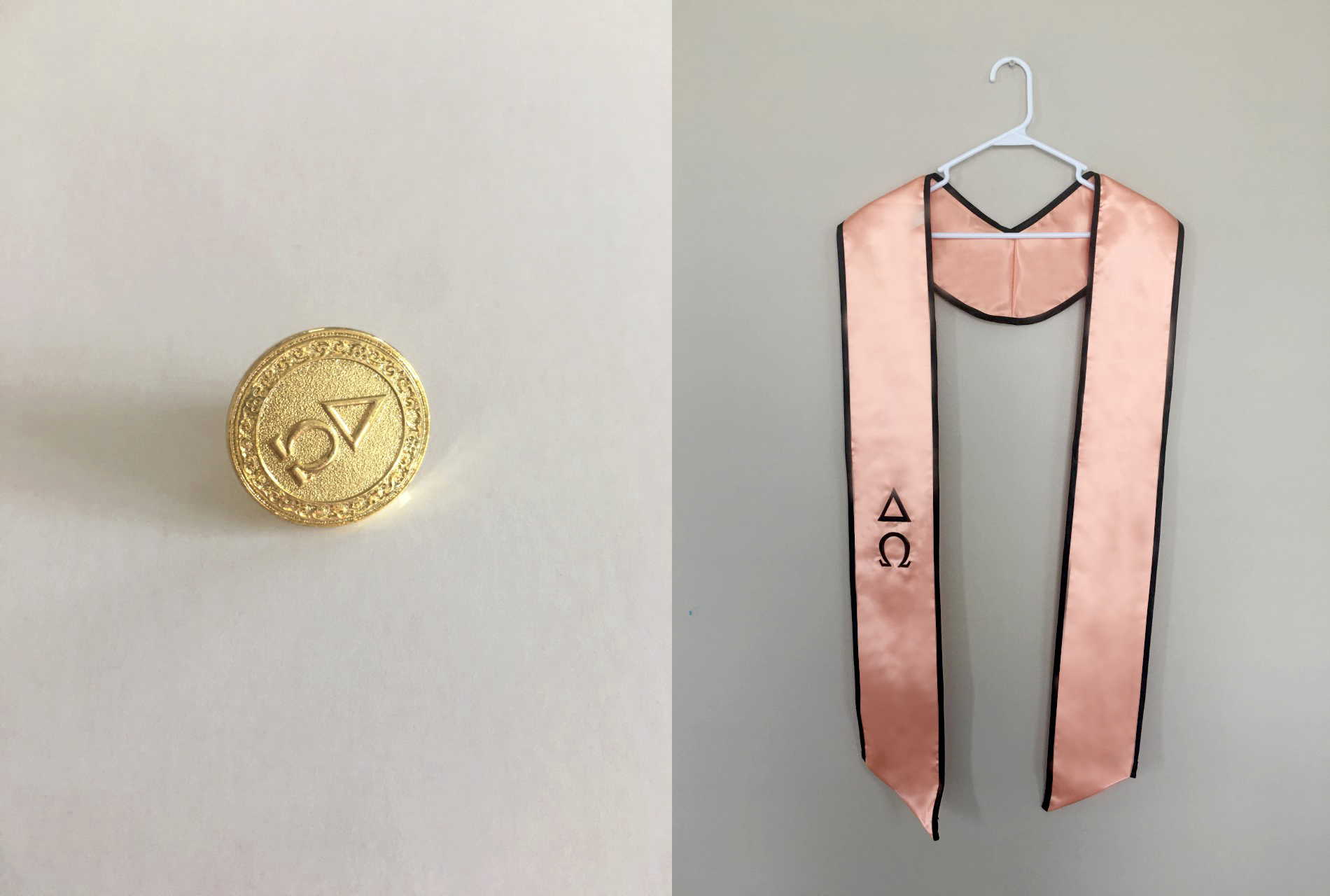 Delta Omega Pins & Stoles